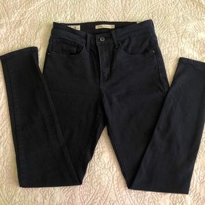 Levi’s Black 721 High Rise Skinny Jeans